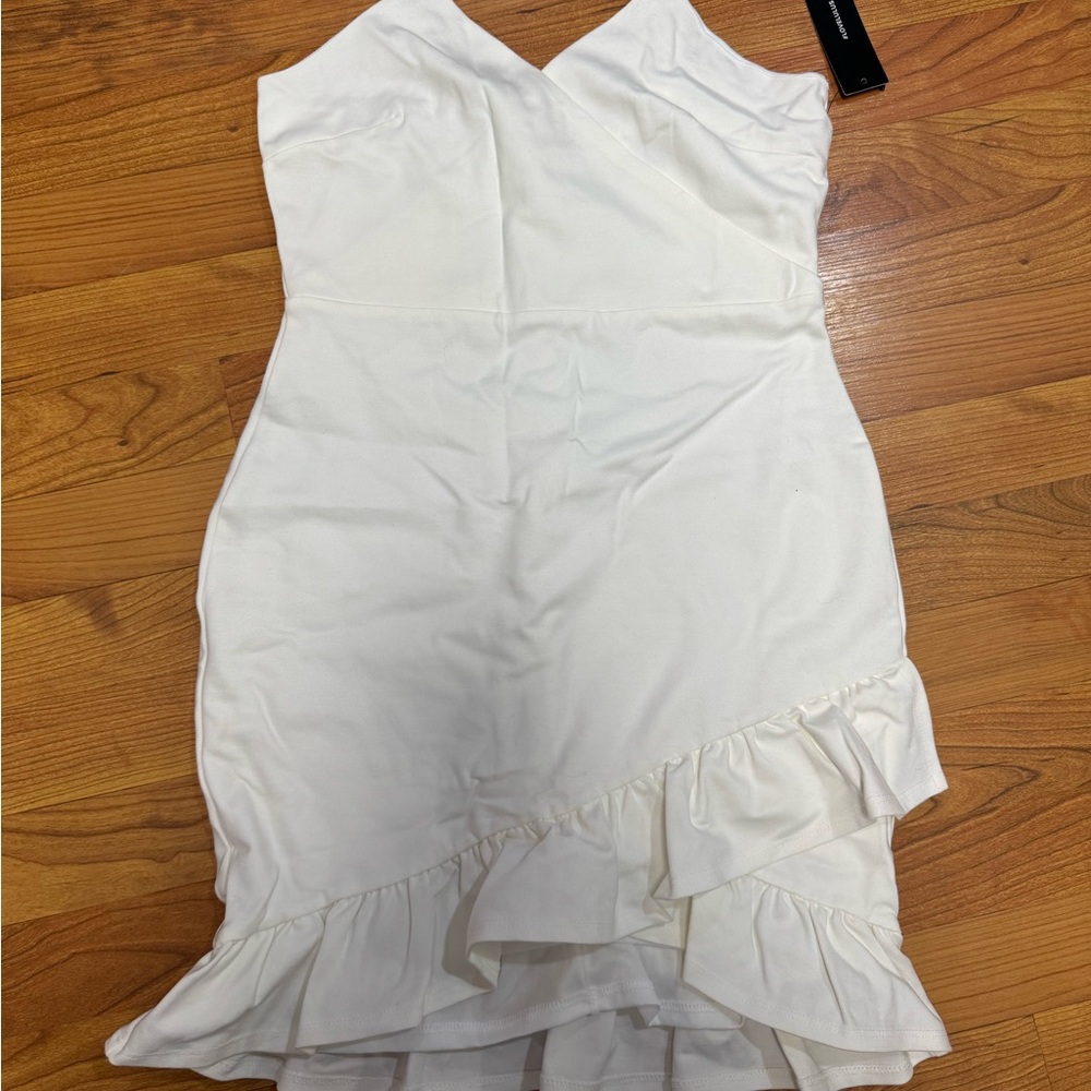 Lulu's White Backless Dress